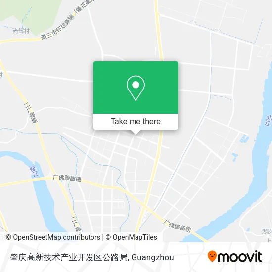 肇庆高新技术产业开发区公路局 map