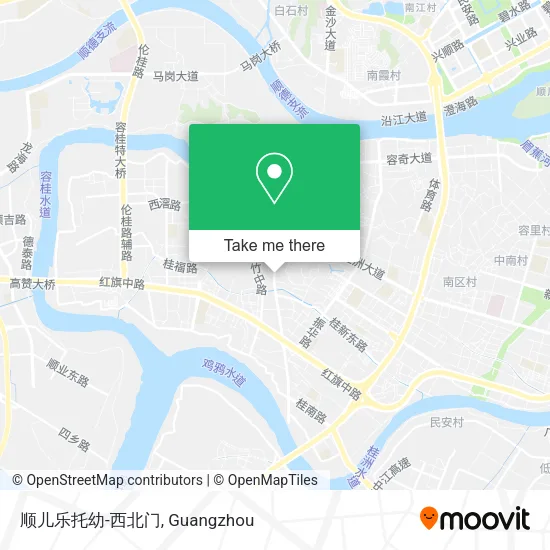 顺儿乐托幼-西北门 map