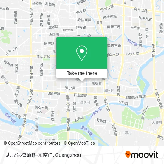 志成达律师楼-东南门 map