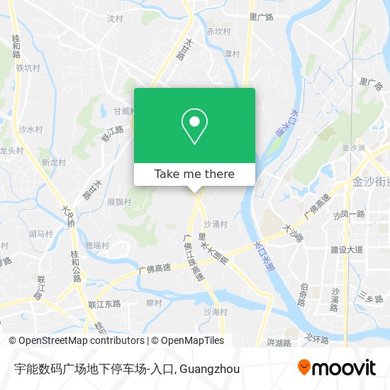 宇能数码广场地下停车场-入口 map