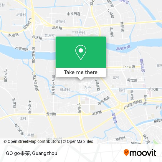 GO go果茶 map