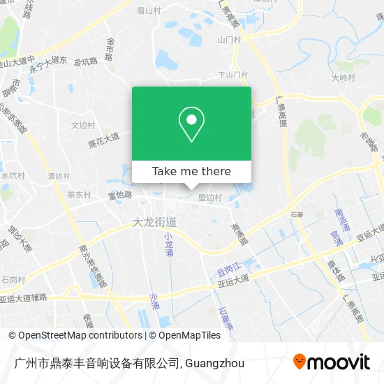 广州市鼎泰丰音响设备有限公司 map