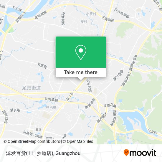源发百货(111乡道店) map