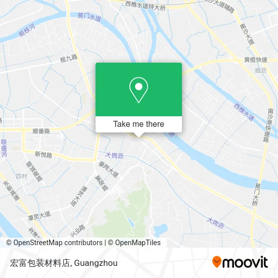 宏富包装材料店 map