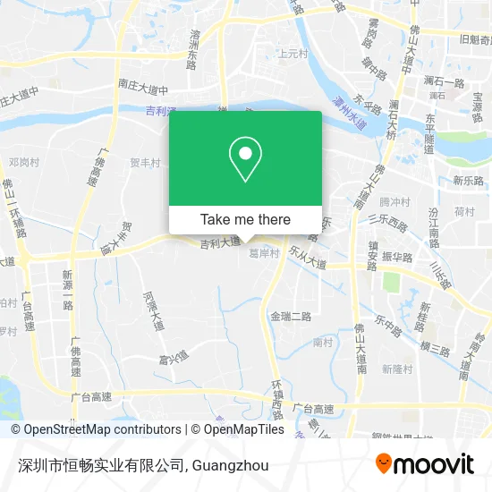 深圳市恒畅实业有限公司 map