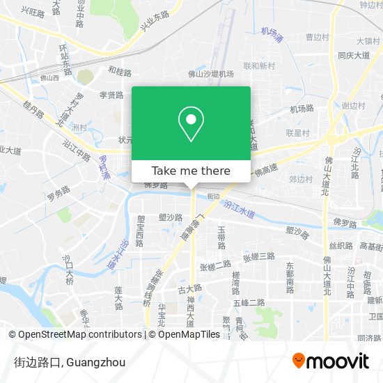 街边路口 map