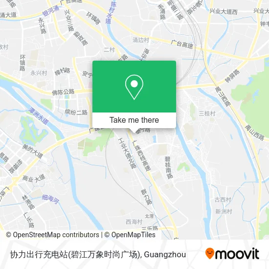 协力出行充电站(碧江万象时尚广场) map