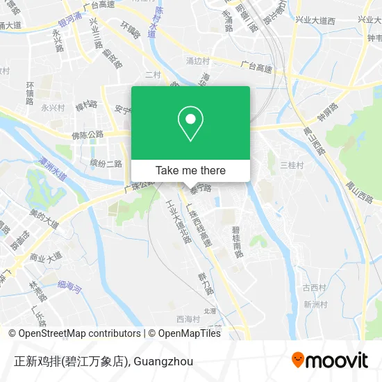 正新鸡排(碧江万象店) map