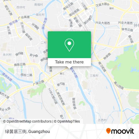 绿茵居三街 map