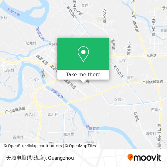 天城电脑(勒流店) map