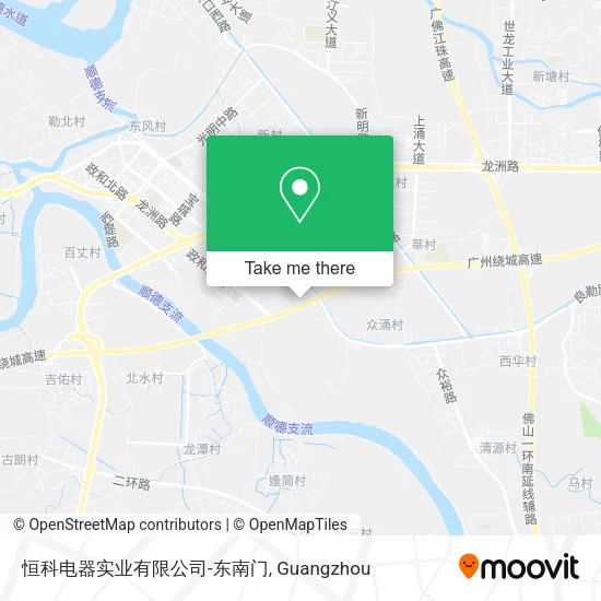 恒科电器实业有限公司-东南门 map