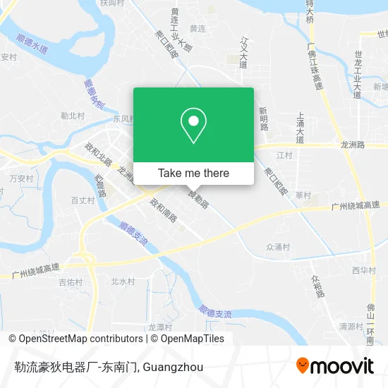 勒流豪狄电器厂-东南门 map