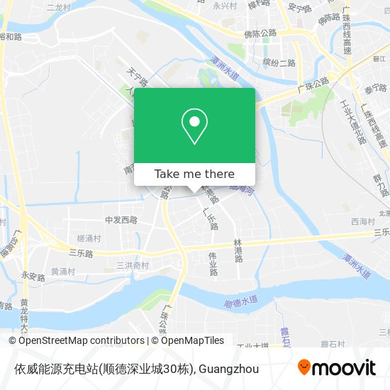 依威能源充电站(顺德深业城30栋) map