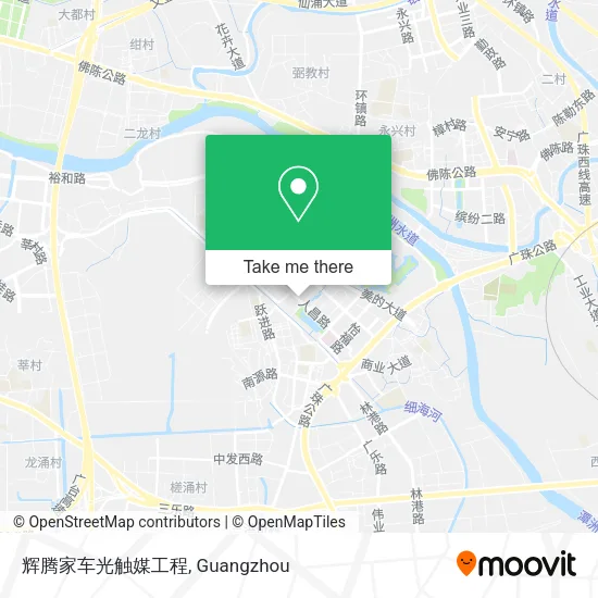 辉腾家车光触媒工程 map