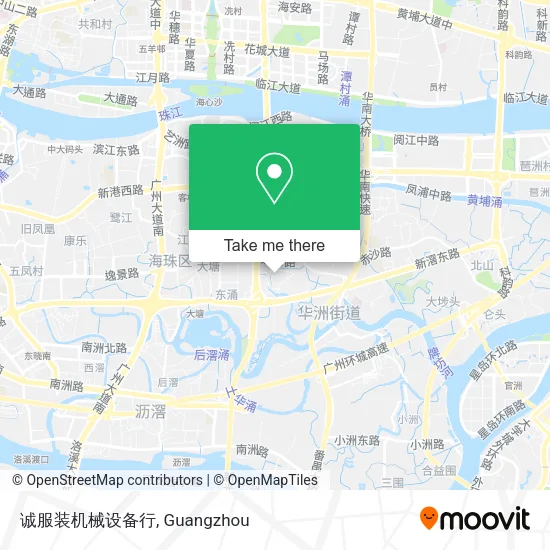 诚服装机械设备行 map