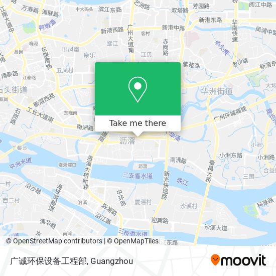 广诚环保设备工程部 map