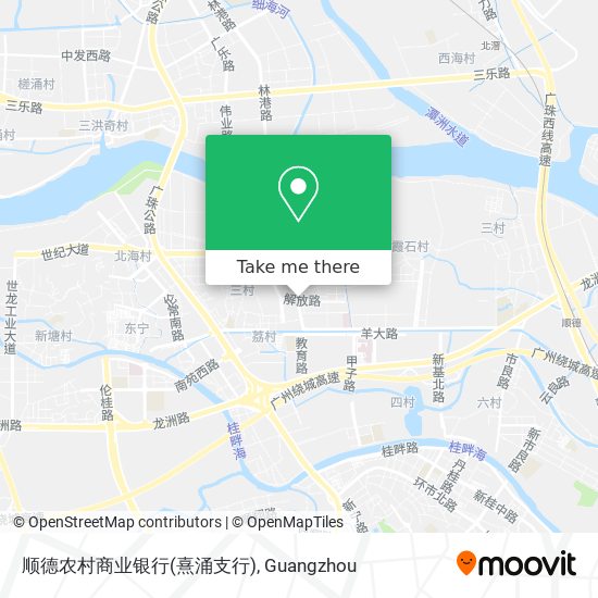 顺德农村商业银行(熹涌支行) map