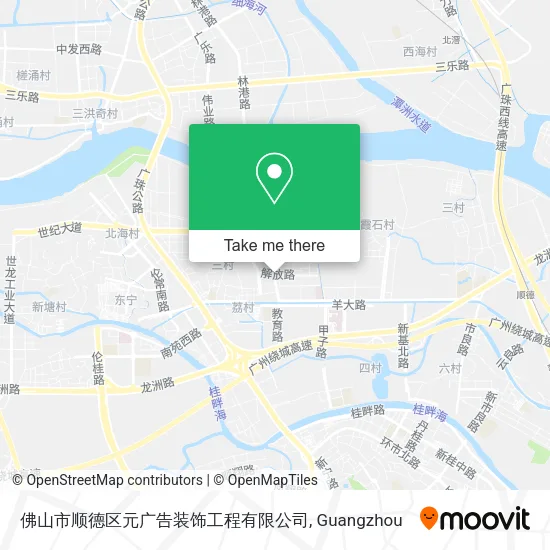 佛山市顺德区元广告装饰工程有限公司 map