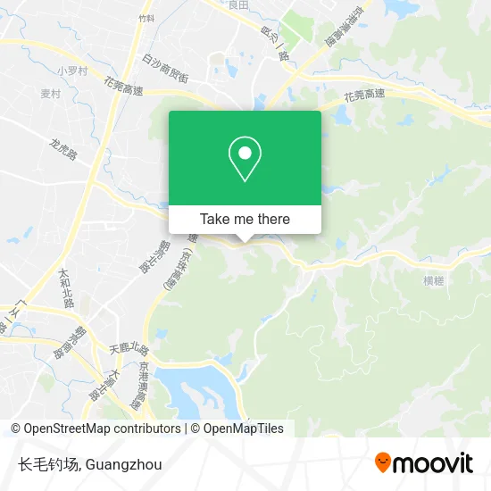 长毛钓场 map