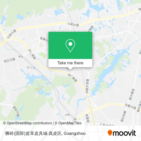 狮岭(国际)皮革皮具城-真皮区 map