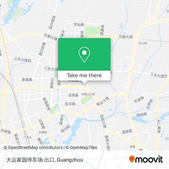 大运家园停车场-出口 map