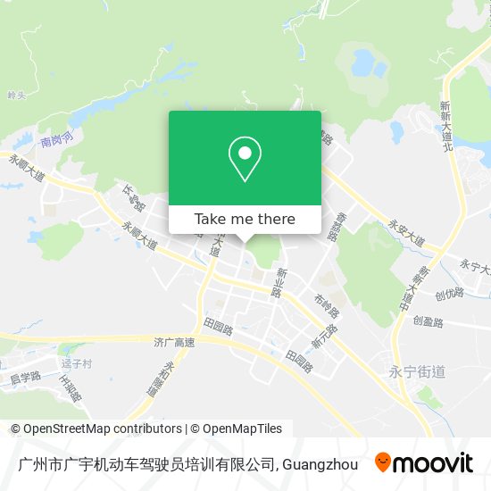 广州市广宇机动车驾驶员培训有限公司 map