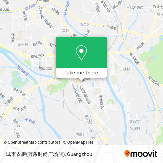 城市衣柜(万象时尚广场店) map