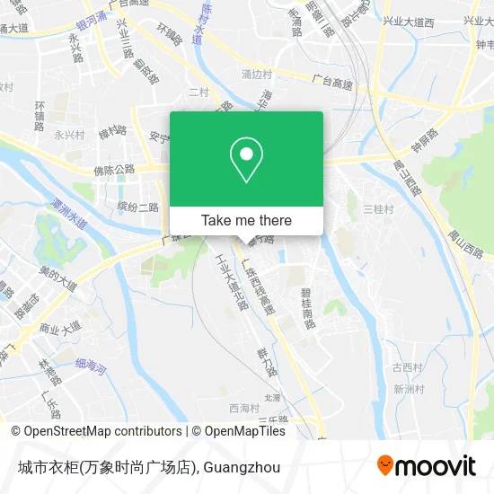 城市衣柜(万象时尚广场店) map