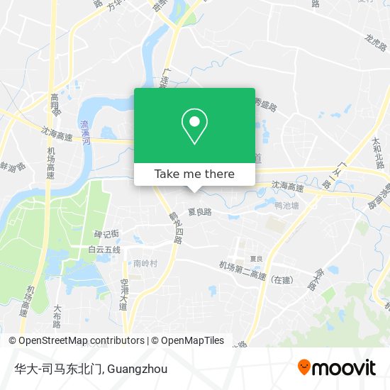 华大-司马东北门 map