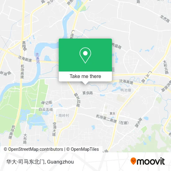 华大-司马东北门 map