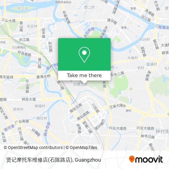 贤记摩托车维修店(石陈路店) map