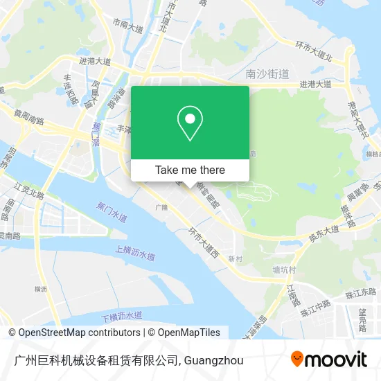 广州巨科机械设备租赁有限公司 map