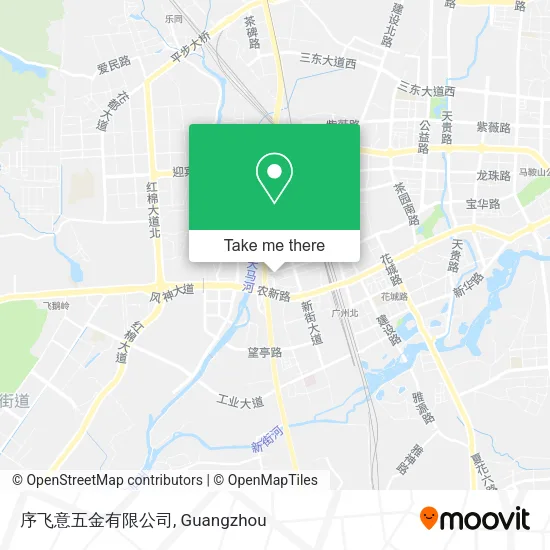 序飞意五金有限公司 map