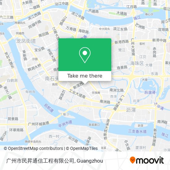 广州市民昇通信工程有限公司 map