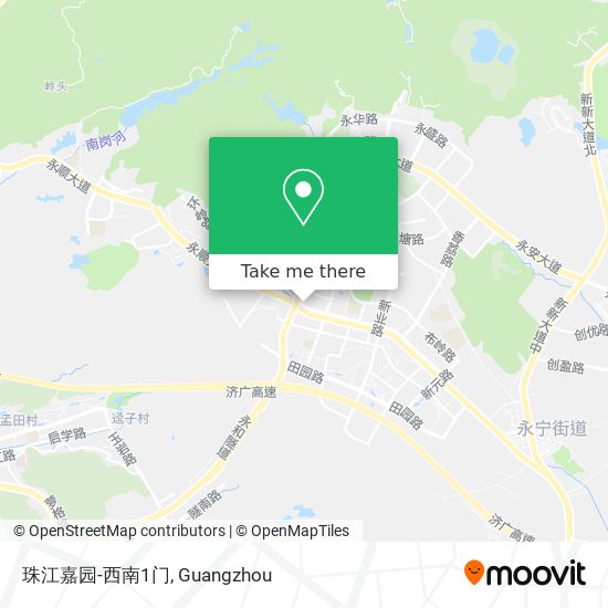 珠江嘉园-西南1门 map