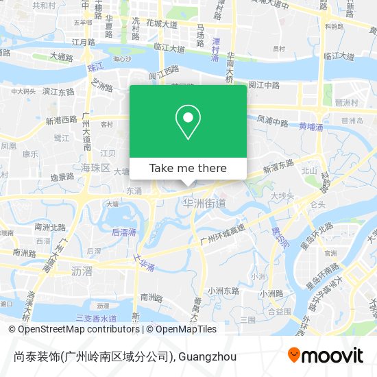 尚泰装饰(广州岭南区域分公司) map