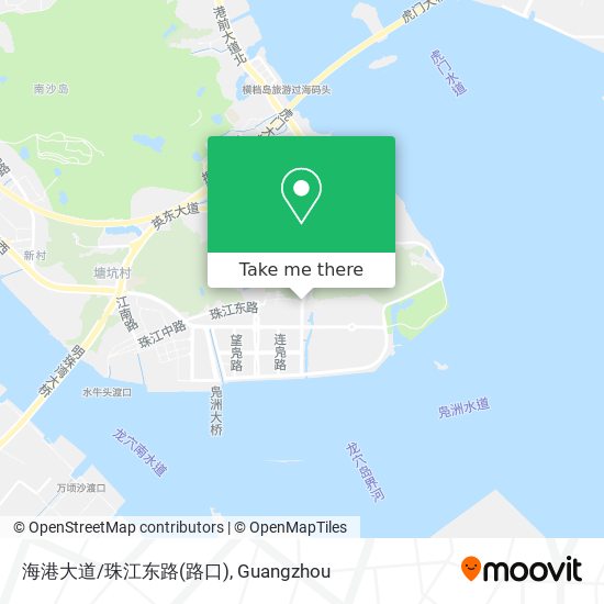 海港大道/珠江东路(路口) map