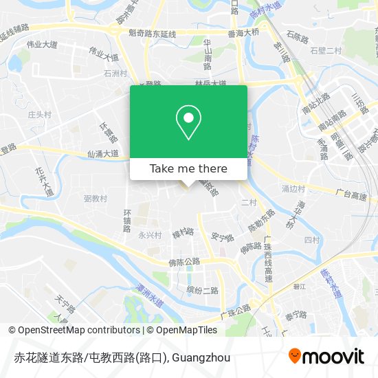 赤花隧道东路/屯教西路(路口) map