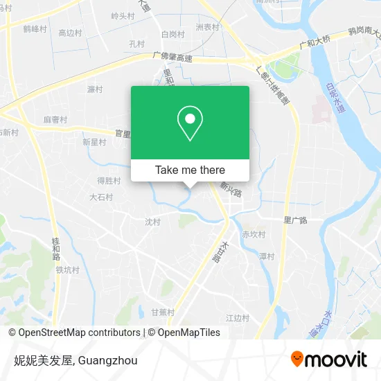 妮妮美发屋 map