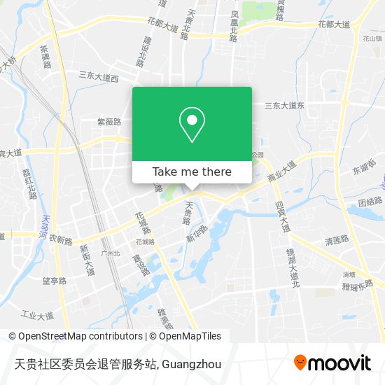 天贵社区委员会退管服务站 map