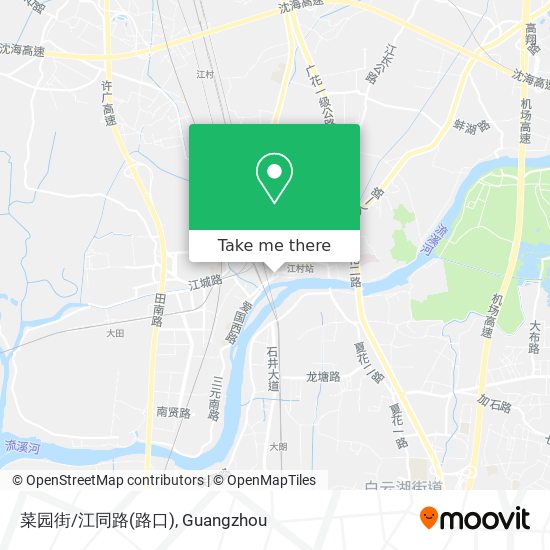 菜园街/江同路(路口) map
