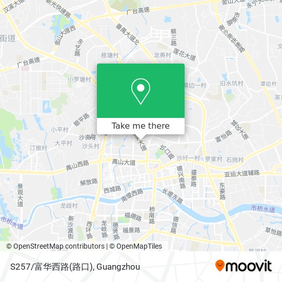 S257/富华西路(路口) map