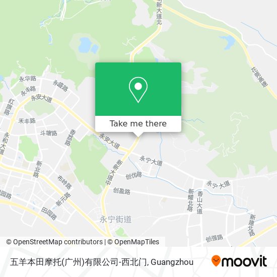 五羊本田摩托(广州)有限公司-西北门 map