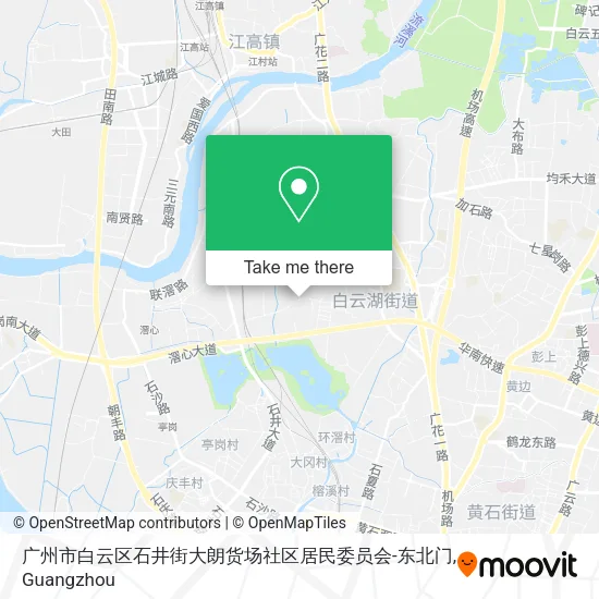 广州市白云区石井街大朗货场社区居民委员会-东北门 map