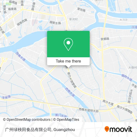 广州绿秧田食品有限公司 map