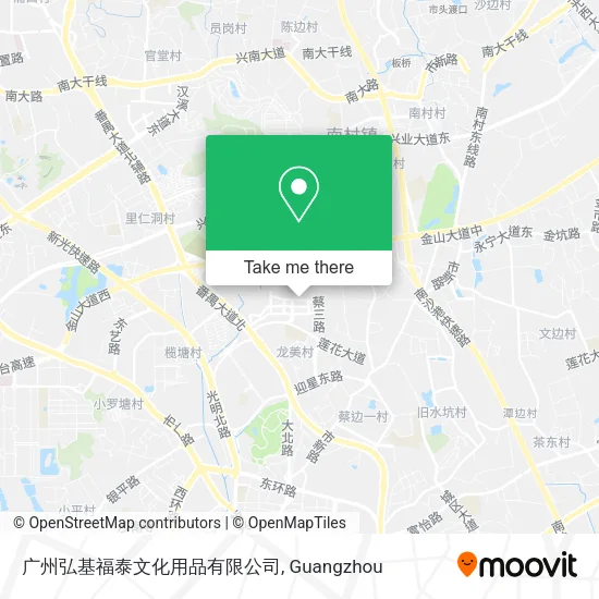 广州弘基福泰文化用品有限公司 map