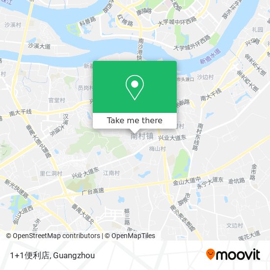 1+1便利店 map