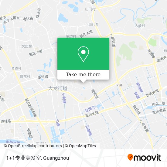 1+1专业美发室 map