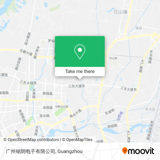 广州铭朗电子有限公司 map