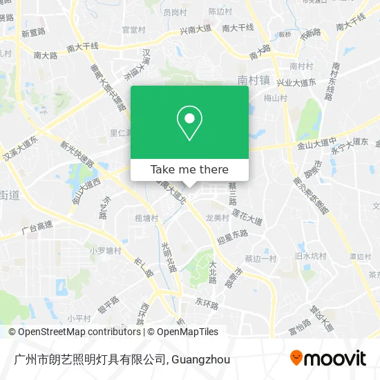 广州市朗艺照明灯具有限公司 map